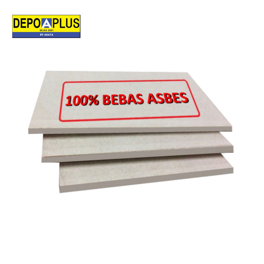 TOKO AKSA Papan semen Grc Eka Board 8mm x 1200 x 2400 mm
