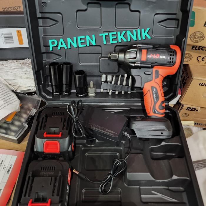 CORDLESS IMPACT WRENCH JLD BRUSHLESS 48V - BOX HITAM