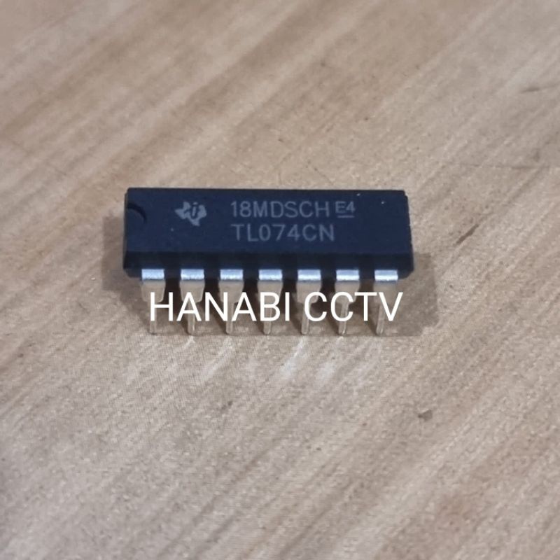 IC TL074 TL 074 Dip 14 Kaki 14 IC TL074 TL 074