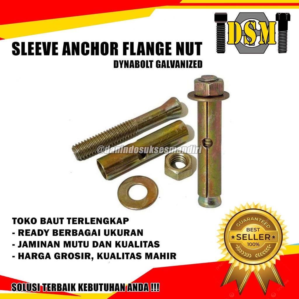 Dynabolt M20x151 / Dinabolt M20 / Anchor Bolt Kode 7556 Kuning (15 CM)