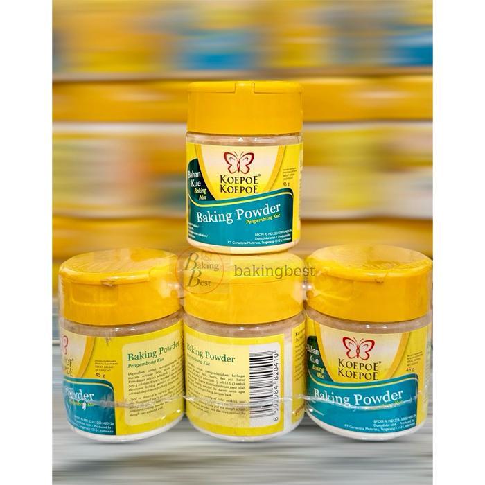 <COD> BAHAN KUE TERLENGKAP  Koepoe Baking Powder, Putih,Cream Tartar,Natrium,CMC,Citroen - Baking Po