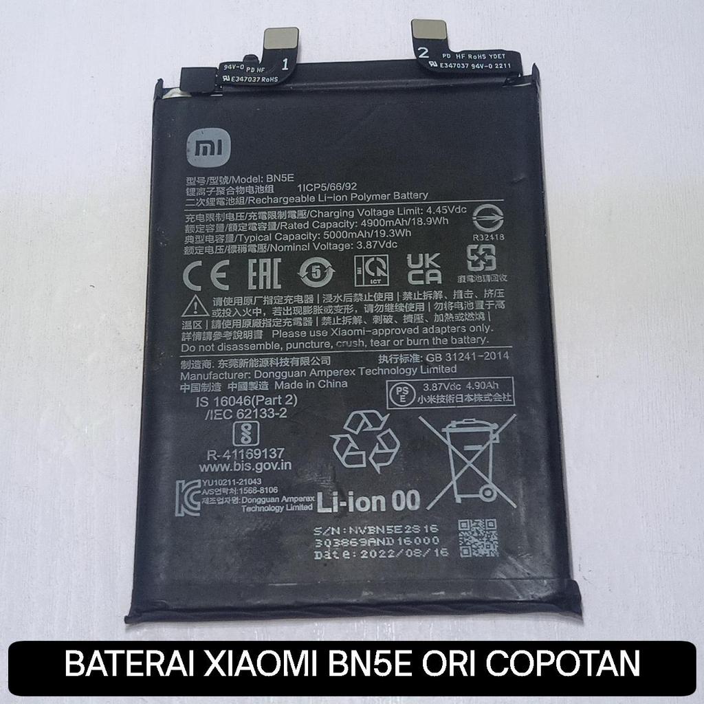 Baterai Batre Xiaomi BN5E Redmi Note 11 Pro 4G 5G Ori Copotan