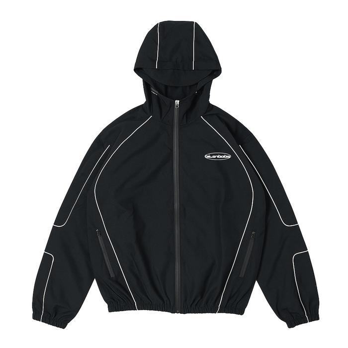 Bitsnbobs Gorpcore Jacket Reflective Davis Black - M