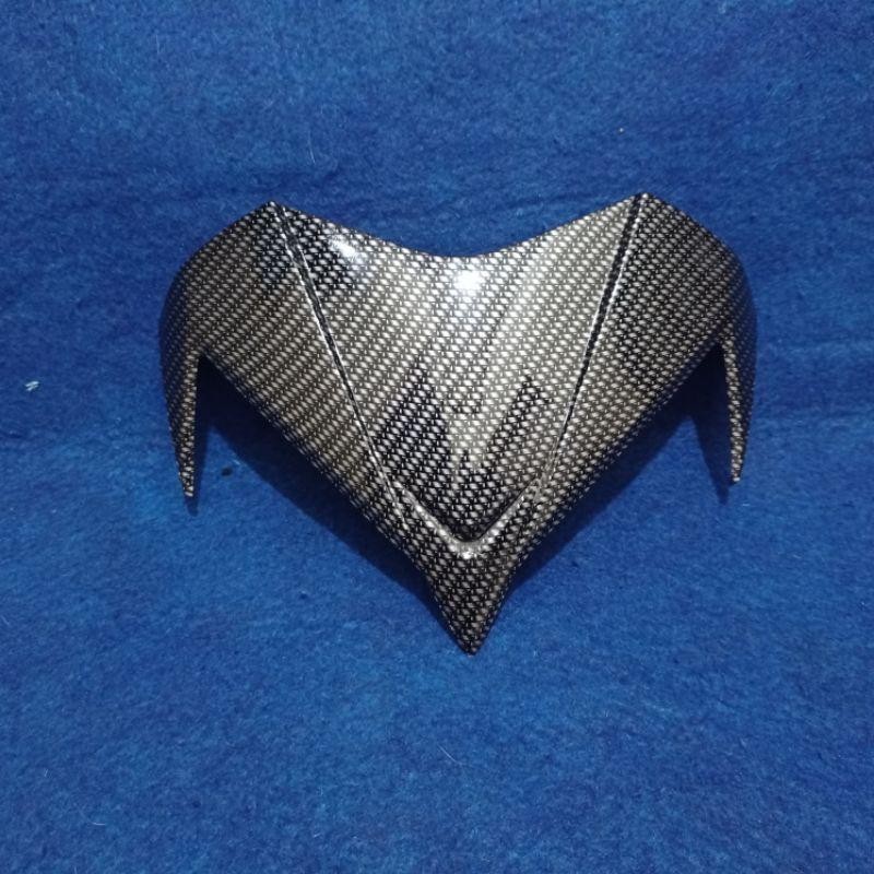 Visor kepala depan honda  Supra x 125 batman Karbon