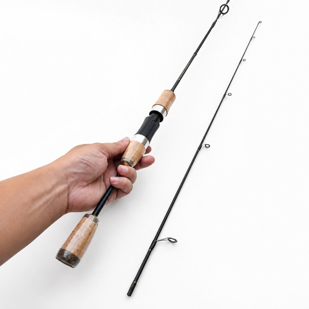 OGAWA Kotes 502UL Joran Pancing Spinning 2-4LB 150cm Hollow Carbon Stream Rod Lure 0.8-2.0g 7Ring Gu