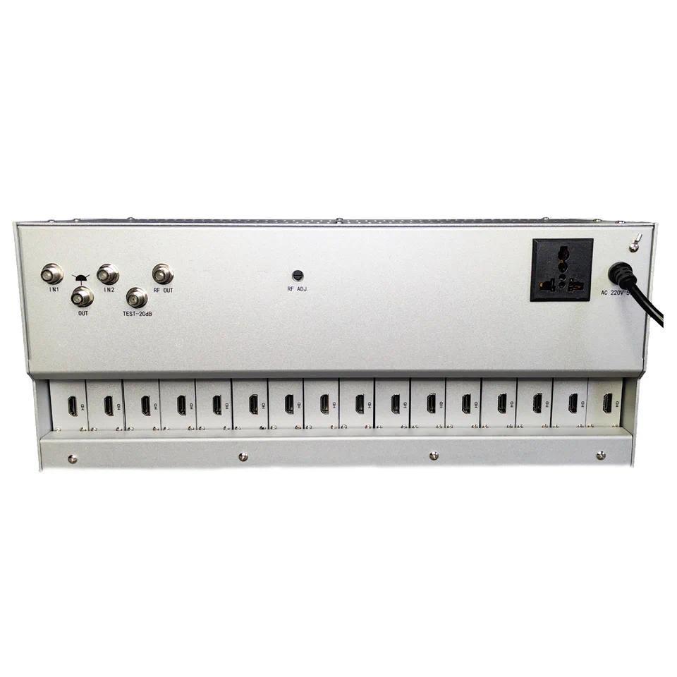 16 in1 Fixed Modulator Adjacent Telecom Equipment CATV Modulator Cable Analog Modulator CATV Modulat
