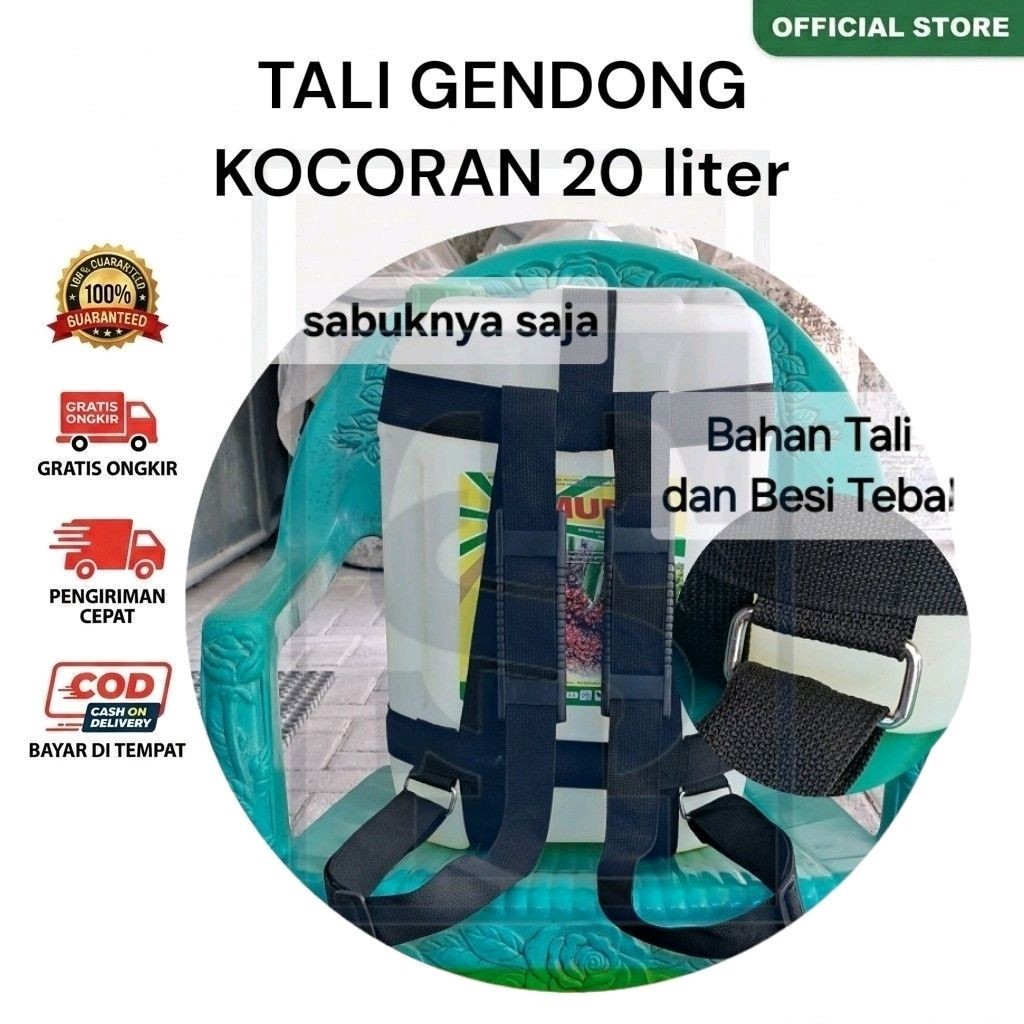 Tali Tebal Jerigen Kocor 20L Belt Kocoran Pupuk