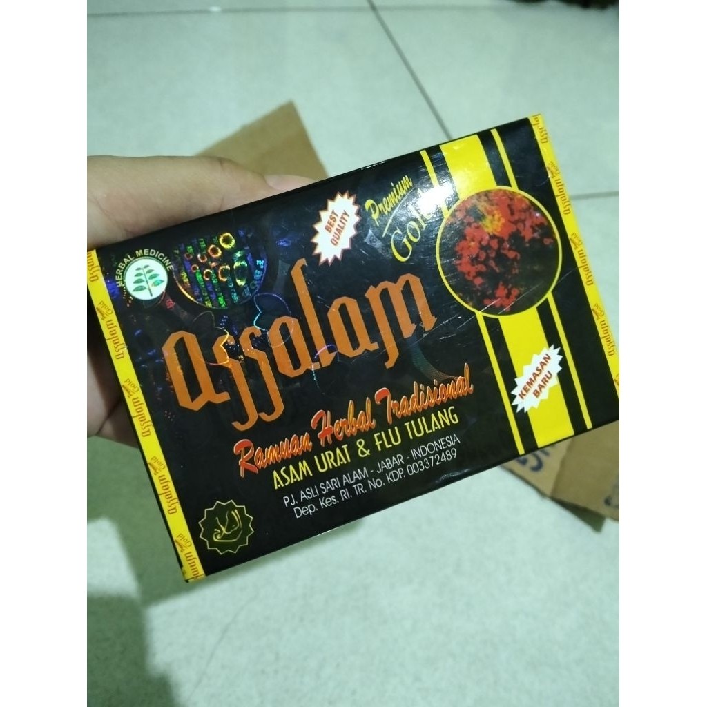 ASSALAM GOLD Kapsul Asam Urat Pegalinu