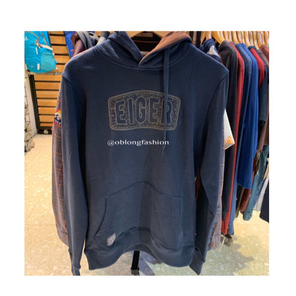 Eiger Jacket Sweater Michigan Hoodie - Navy
