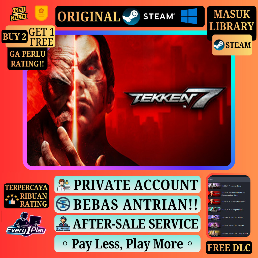 TEKKEN 7 Game Steam - Games PC Laptop Windows