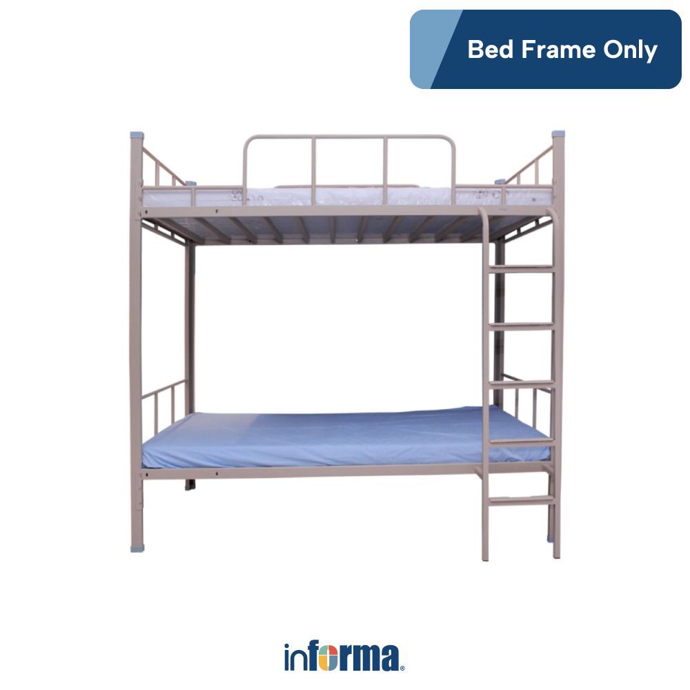 Informa 100x200 cm Harold Bunkbed Anak - Cokelat Khaki Ranjang Tingkat Tempat Tidur Dipan Susun Twin