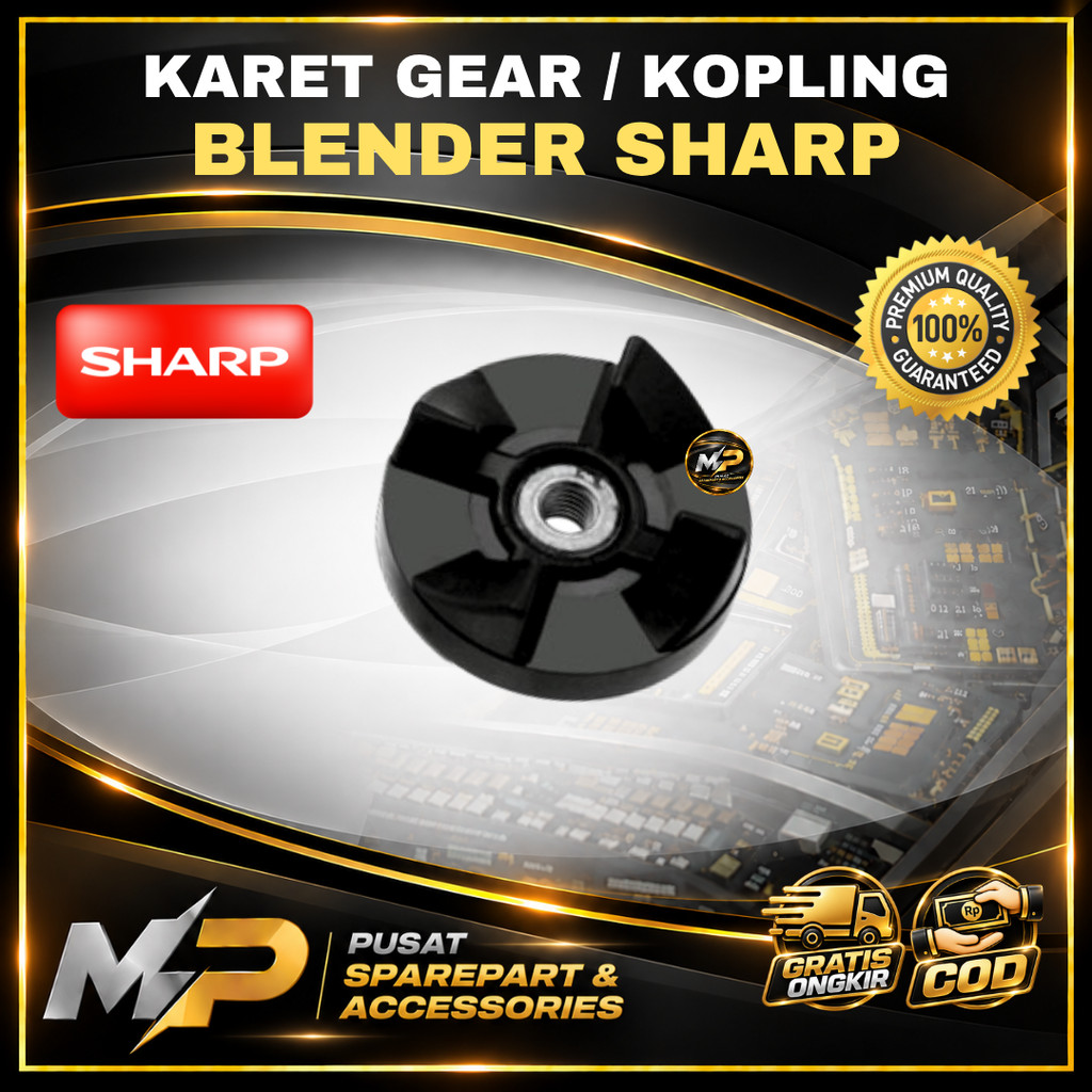 Gear Blender SHARP - Karet Gear Kopling Blender SHARP VIARIS ARAGAWA