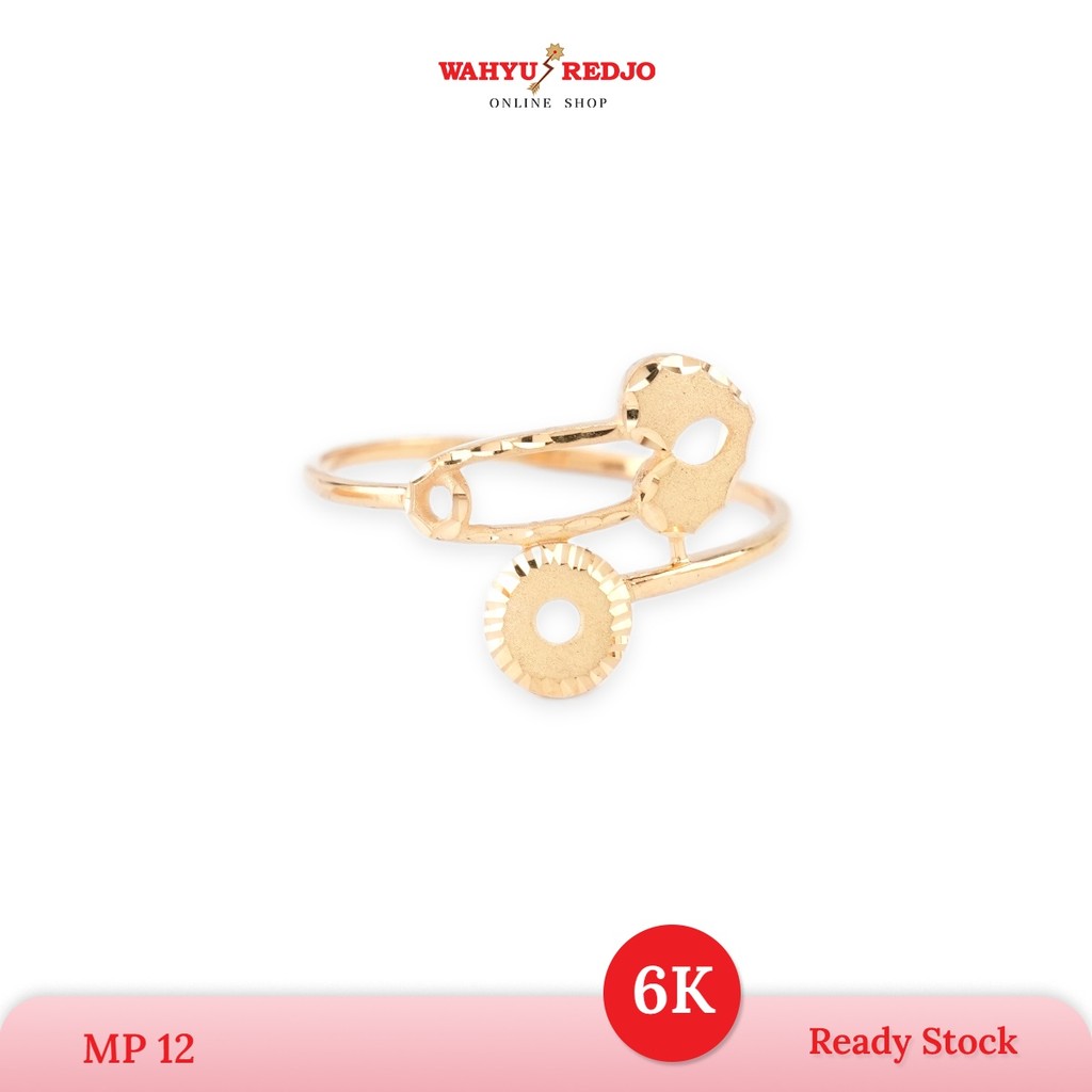 WAHYU REDJO - CINCIN EMAS 6K HWT MODEL PENITI LOVE KEKINIAN & STYLISH (PMR)