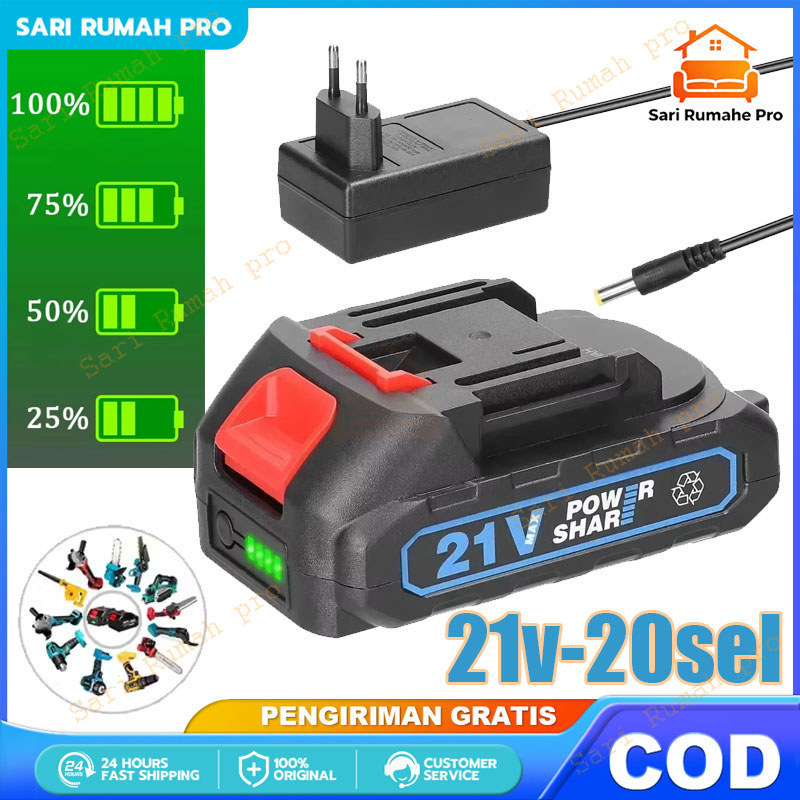MT-21V 5/10/20Sel 40000mah Bor Baterai Makita For Lithium Tools Batre Impact Baterai Battery