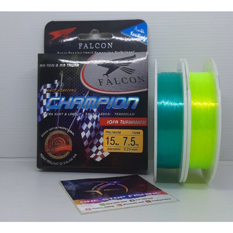 BISA (COD) Senar Pancing Falcon Champion Anti Keriting IGFA