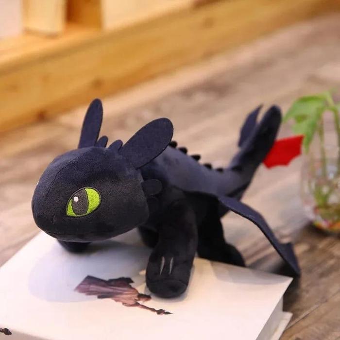PROMO  Boneka How To Train Your Dragon /Boneka Anak Plush Toys Toothless/Night Furry Boneka White To