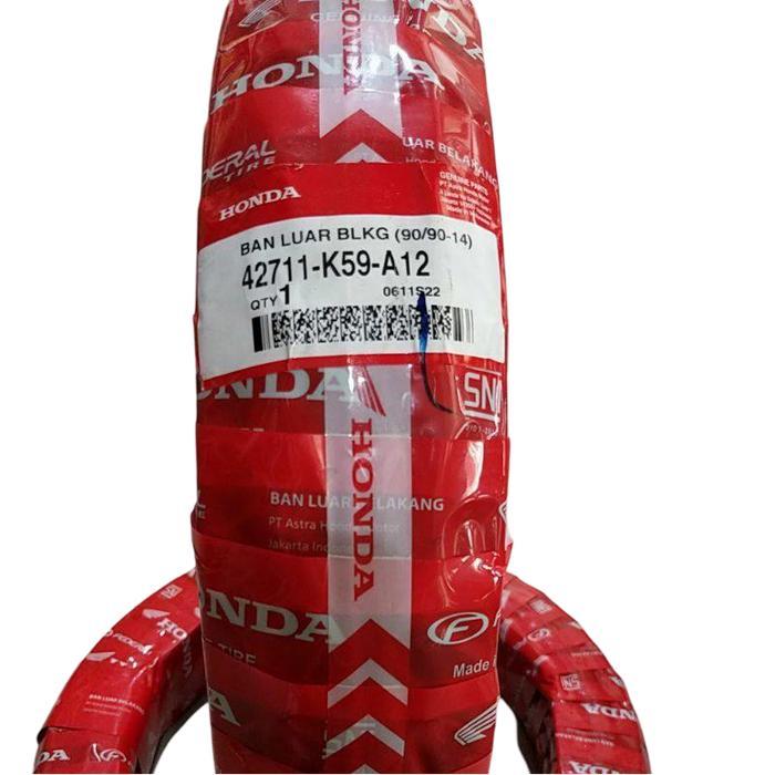 PROMO  Ban Tubeless Motor Matic Federal Ban Luar 90/90-14 Honda AHM  Ban Luar Belakang motor Vario B