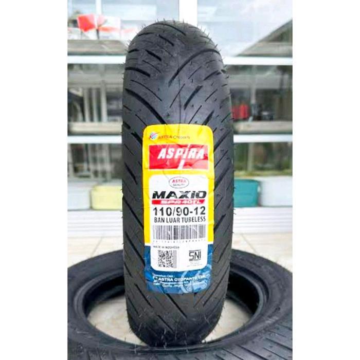 PROMO  Ban Matic Tubeless Aspira 100/90-12 Ban 110/90-12 Ban Scoopy FREEGO Ban Tubeless Ring 12 ban 