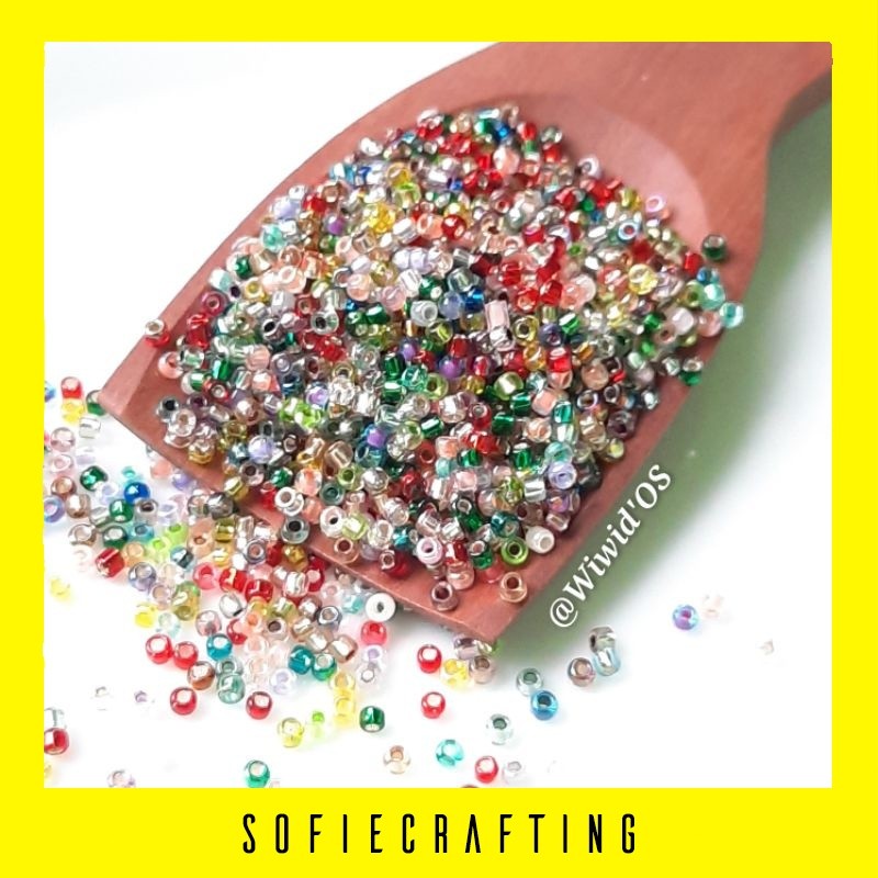 SOFIECRAFTING MIX (10 gram) MANIK PASIR PASIRAN 11 oz MGB BRAND BEADWORKS BAHAN CRAFT