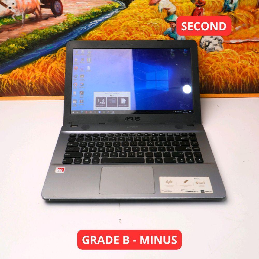 ASUS X441BA AMD A6 9220 4 GB (14") GRADE B - MINUS LAPTOP SECOND ORIGINAL SINAR MUTIARA CELL (31018)