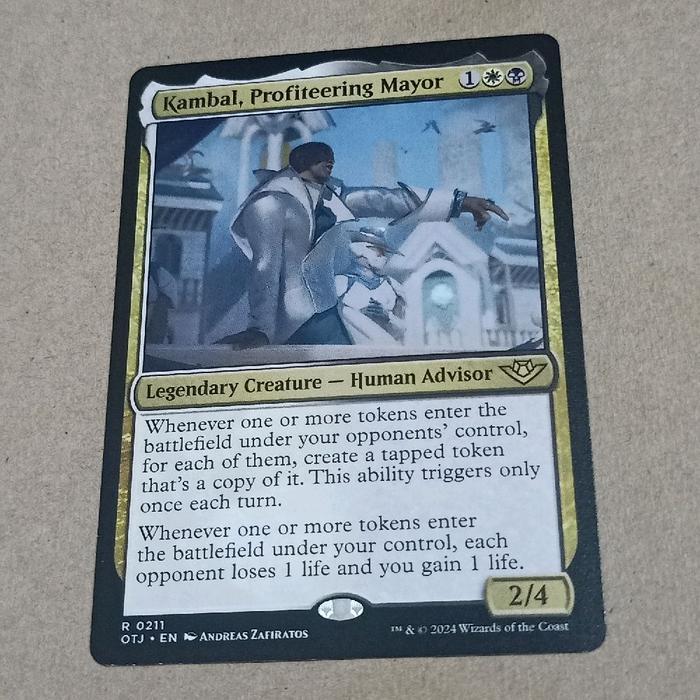 MAGIC THE GATHERING MTG Kambal Profiteering Mayor