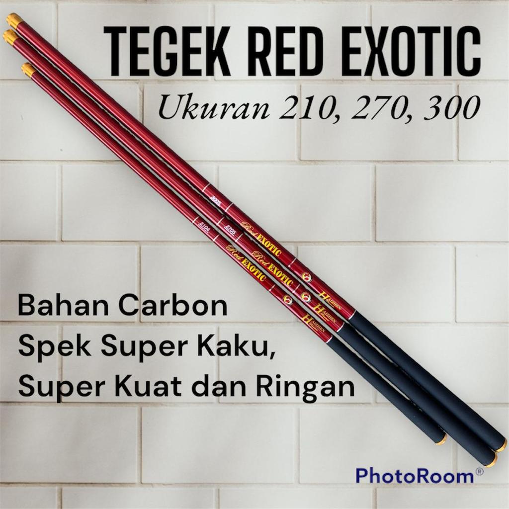 JORAN TEGEK GALATAMA LELE RED EXOTIC Bahan Carbon Kevlar Technology