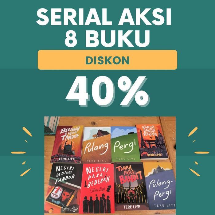 Tere Liye - Paket Serial Aksi 8 Buku - IYA TTD
