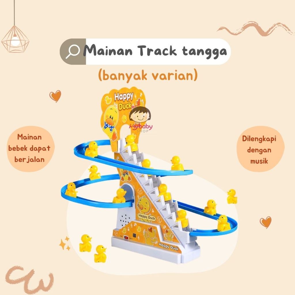 Mainan Track Tangga - Mainan Bebek Perosotan - Mainan Tangga banyak macamnya - mainan tangga seluncu