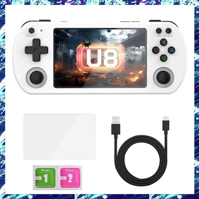 CEA U8 Retro Palm Game Console 4.0-Inch PS Palm Phone Game Console Game Console 128GB White