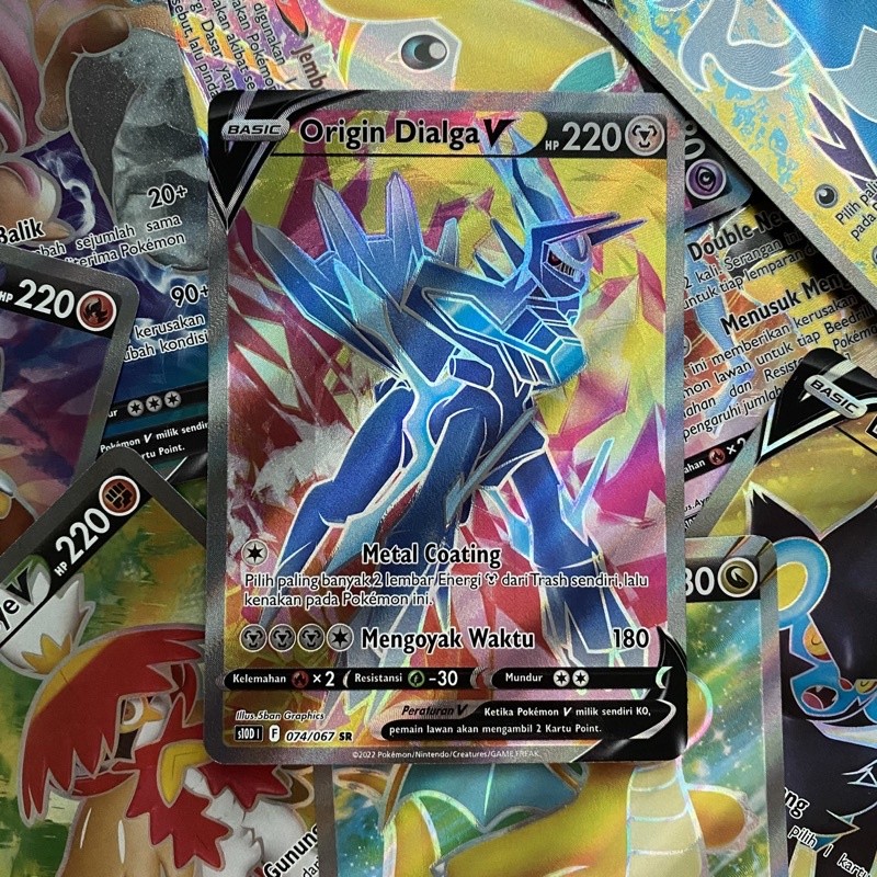 POKEMON SECRET RARE SR indonesia tcg kartu card original cards termurah murah langka flygon dialga p