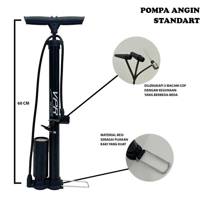 p plus  POMPA SEPEDA  MOTOR MOBIL DAN POMPA YG LAINNYA POMPAANGIN VPR STANDART - POMPA SEPEDA  Origi