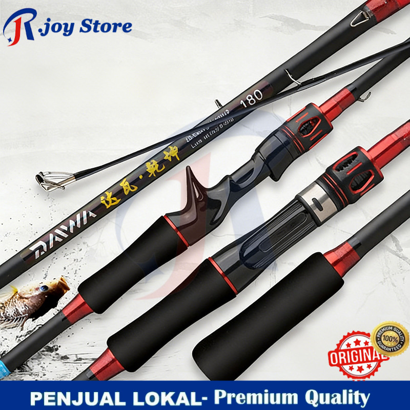 Rod Pancing Carbon DAIWA Spinning Rod Light Casting Combo Joran Mancing BaitCasting Ultra Light M Fi