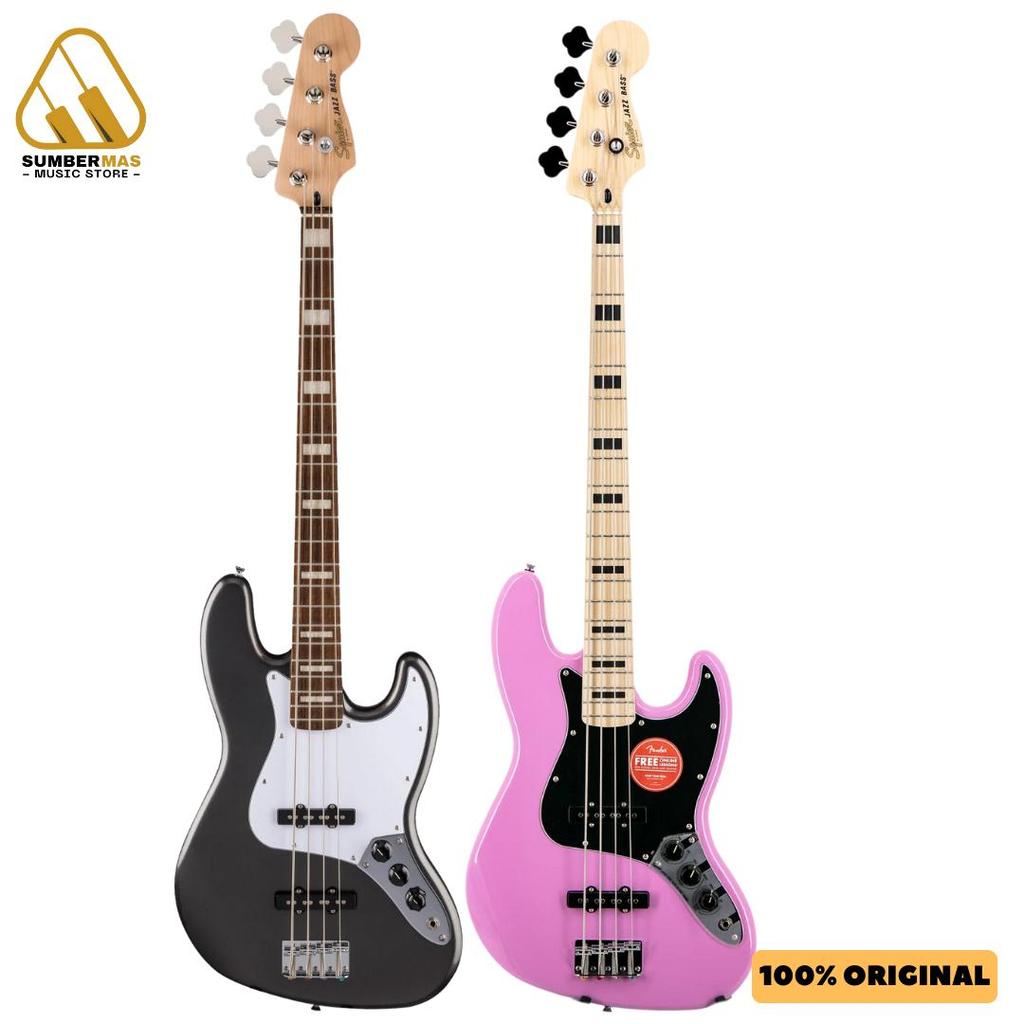 Squier FSR Affinity Series Active Jazz Bass Electric Bass Guitar - Bass Listrik Elektrik Original As