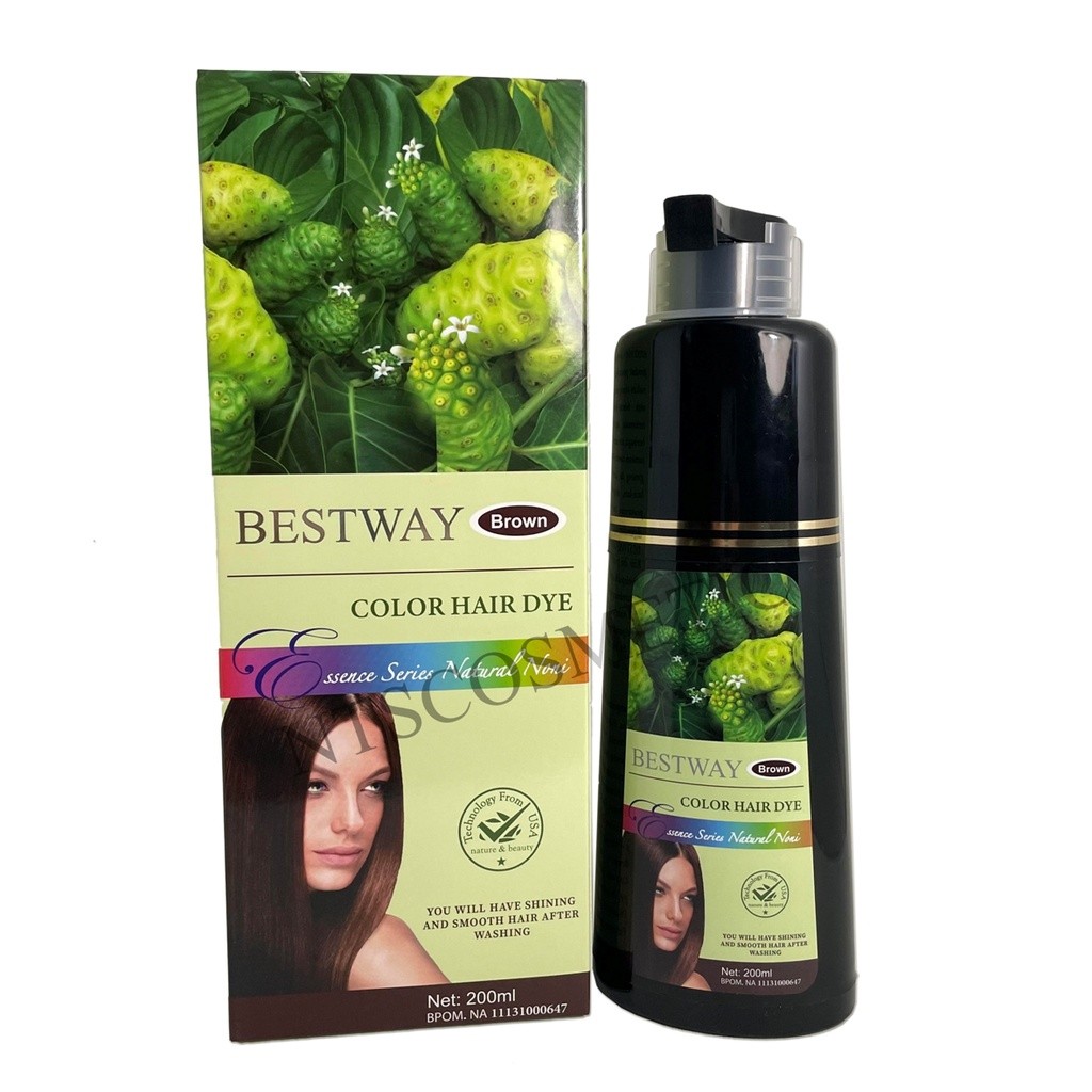 (De Luna id) NEW BESTWAY NONI BOTOL MAGIC MIRACLE COLOR HAIR DYE SHAMPOO PEWARNA RAMBUT CAT BSY [ BR