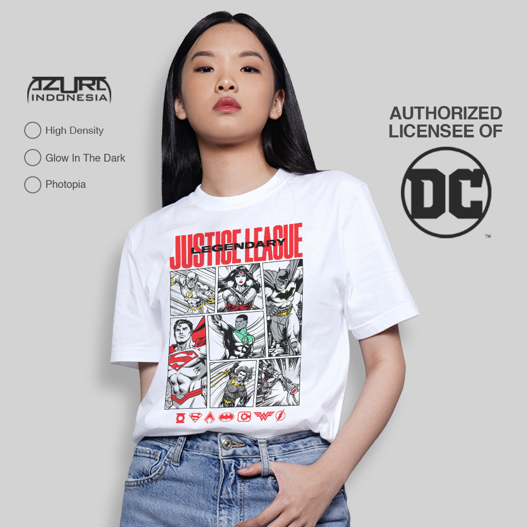 Azura Tshirt DC Comics Original Justice League Legendary Putih