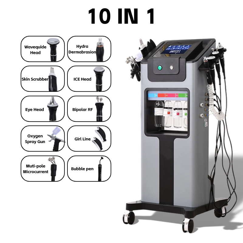 [Toko Jakarta] Versi upgrade 11 in 1 Hydra Mesin Kecantikan Wajah Multifungsi Pembersih Wajah