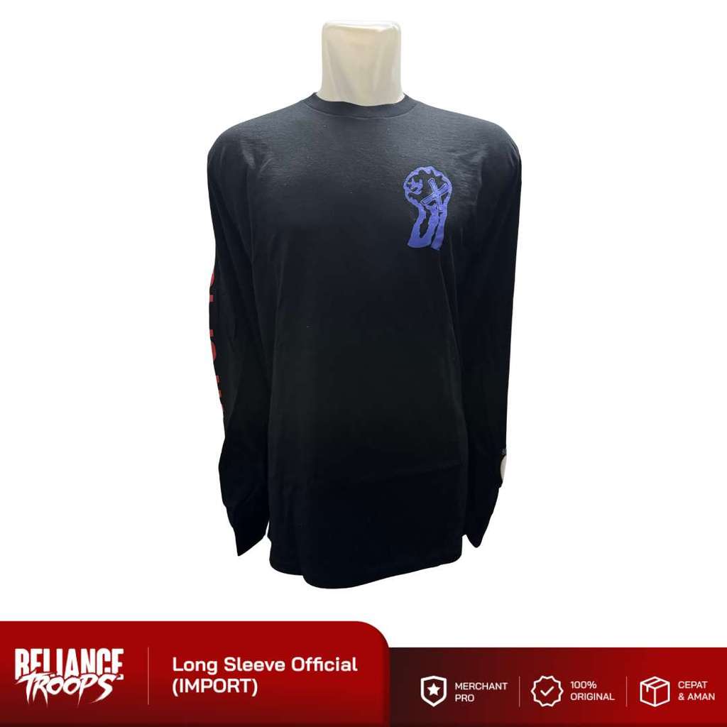 Long Sleeve Official | Youth Of Today - Break Down The Walls Lyrics (Black)