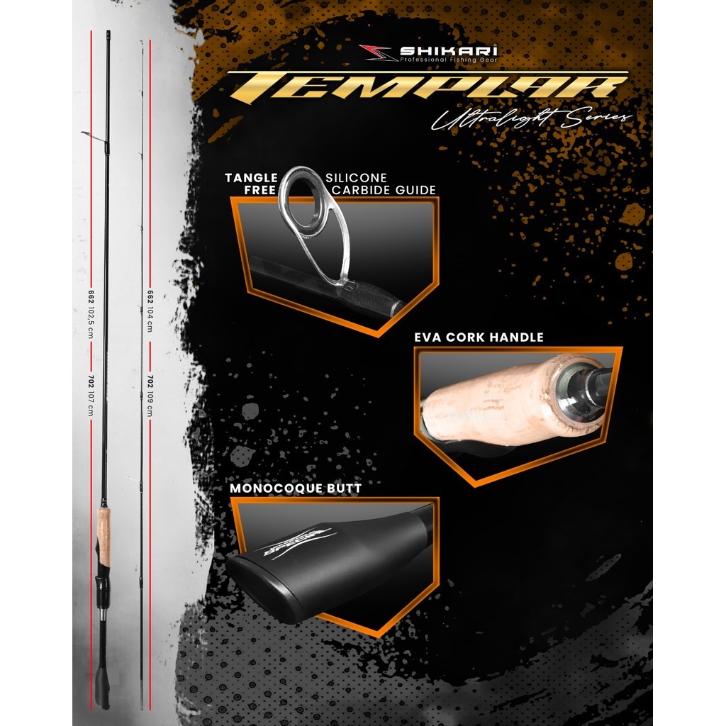 Shikari - Joran Templar Ultralight Carbon Solid - Joran Pancing