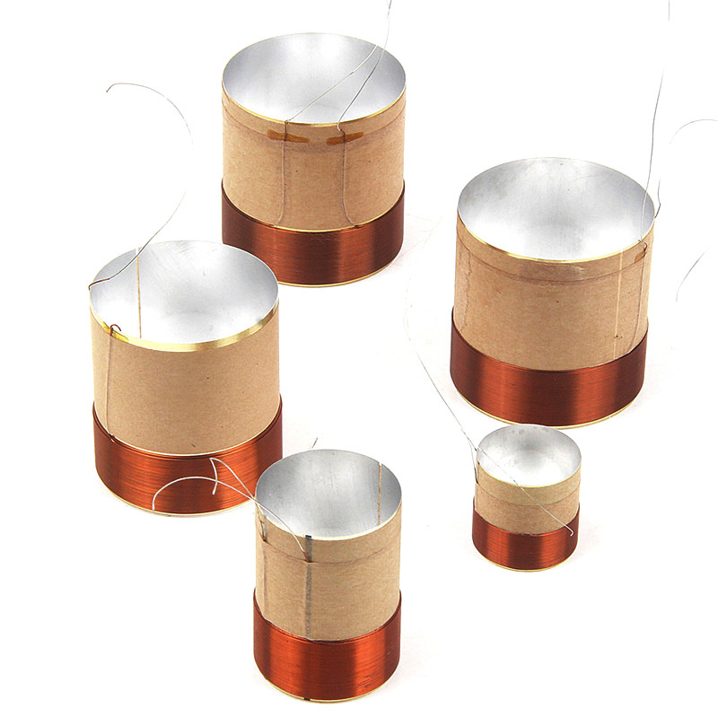 1PCS Speaker Voice Coil Braided Copper Lead Bass Voice Coil 2Layers Speaker Aluminum Voice Coil Repa