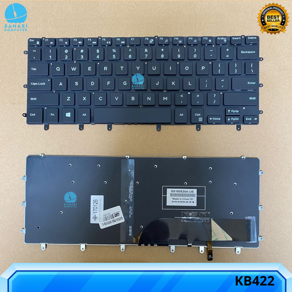 Keyboard Dell Precision 5510 5520 5530 5540 M5510 Backlight