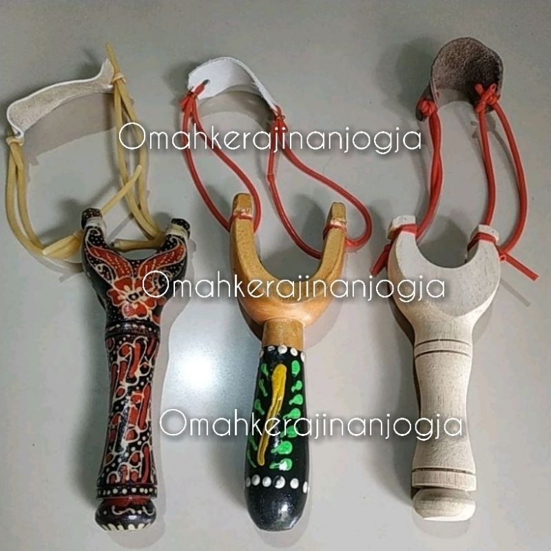 PROMO Mainan Anak Ketapel Kayu Tradisional Mahoni Kuat