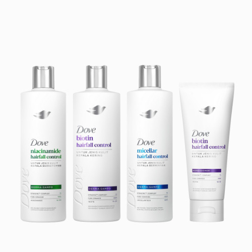 CM | Dove Biotin Hairfall Control | Biotin Conditioner 135ml | Biotin Shampoo 155ml | Shampoo Micell