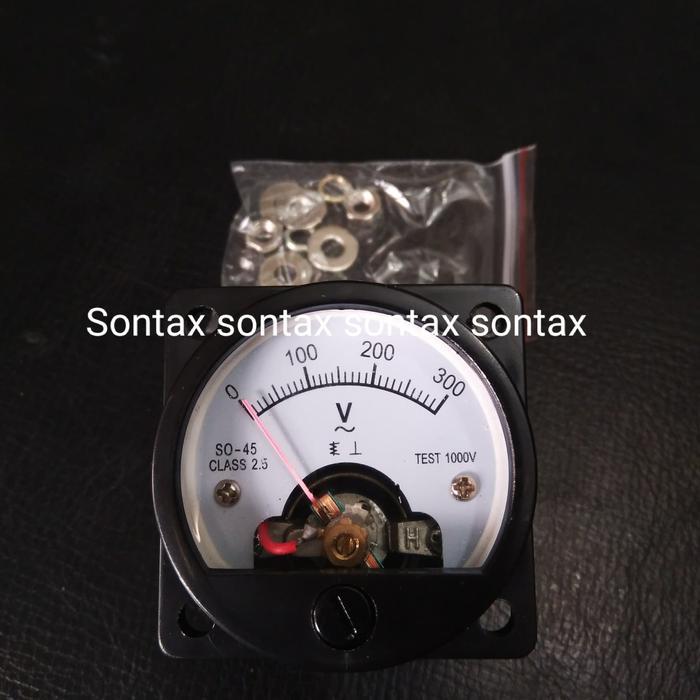 SCelectro panel vu meter v volt ac dc 0 300v 300 v analog voltmeter bulat
