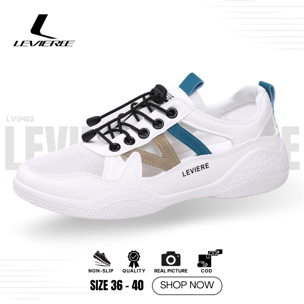 LVR Jisoo Sepatu Sneakers Wanita Putih Premium LV0462