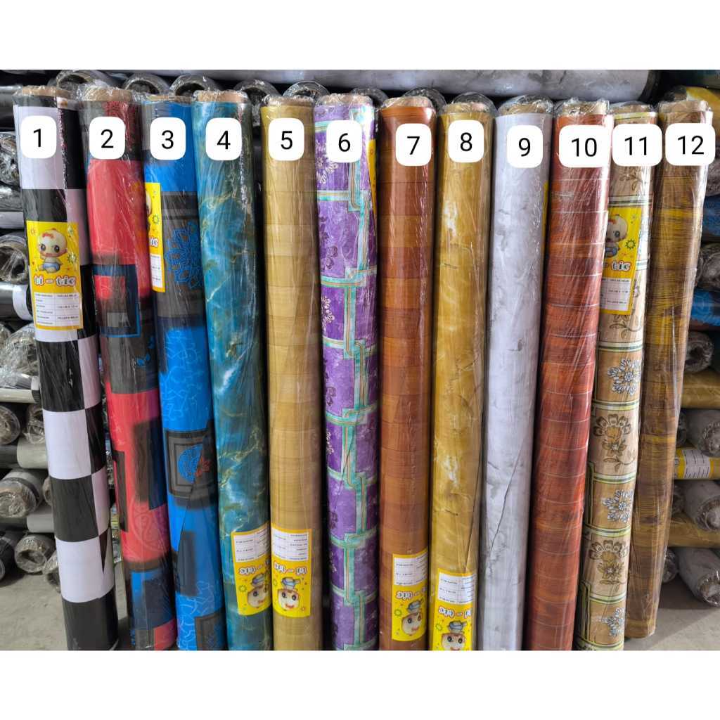 KARPET PLASTIK LANTAI  VINYL 1 ROLL (17 meter) / TAPLAK MEJA