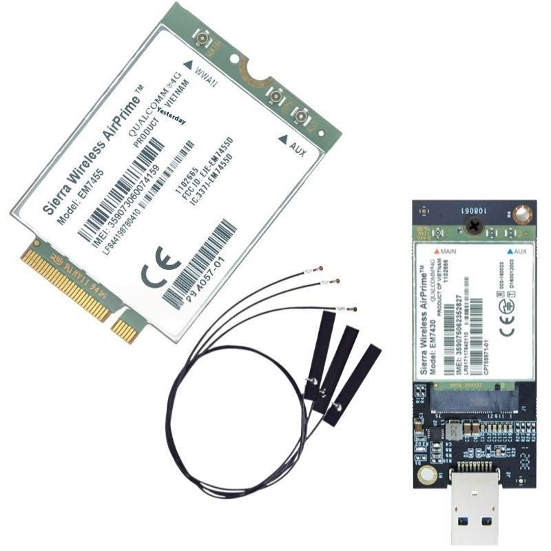 1 Set 4G CARD 300Mbps WWAN Wireless EM7455 1103582 FDDTDD LTE Cat6 NGFF M2 4G MODULE For Laptop And 
