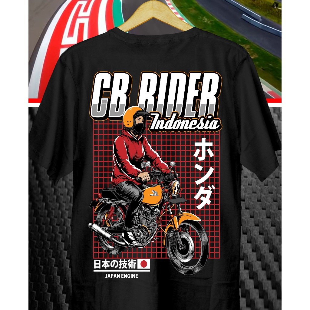 Kaos Motor CB Rider // Baju CB // Kaos CB // CB