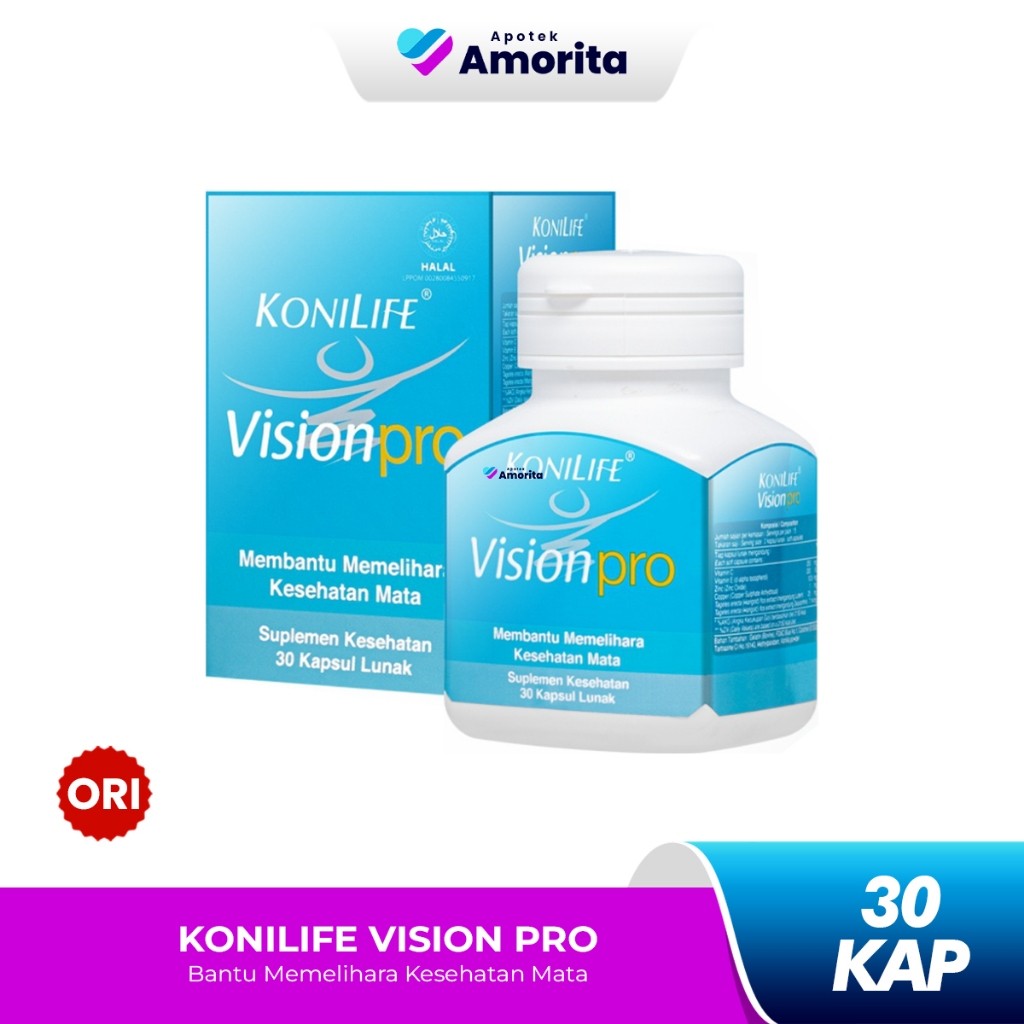 Konilife Vision PRO 30 Kapsul - Bantu Memelihara Kesehatan Mata