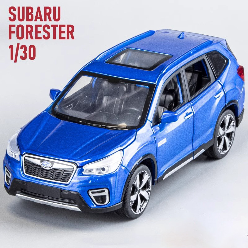 1/30 Su Forester Off Road SUV Vehicle Alloy ecast Model Collect Hobby Model Ornaments Gift For Frien