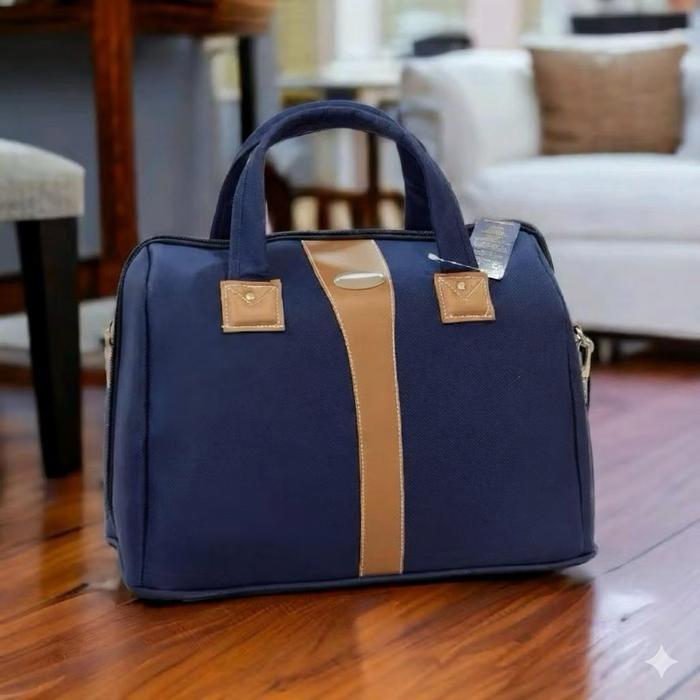 TAS AYAM Tas Pakaian Mudik Travel Wanita Original - Biru, Kecil